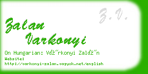 zalan varkonyi business card